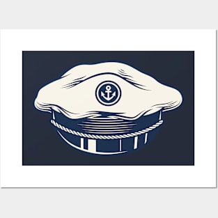 Marine hat designs Posters and Art